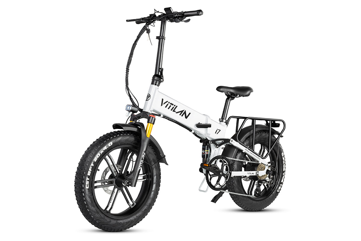 I7 Pro Folding Full Suspension Electric Bike