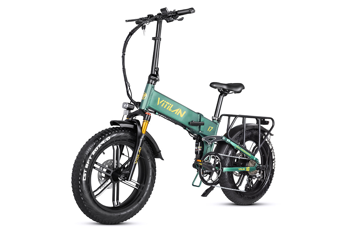 I7 Pro Folding Full Suspension Electric Bike