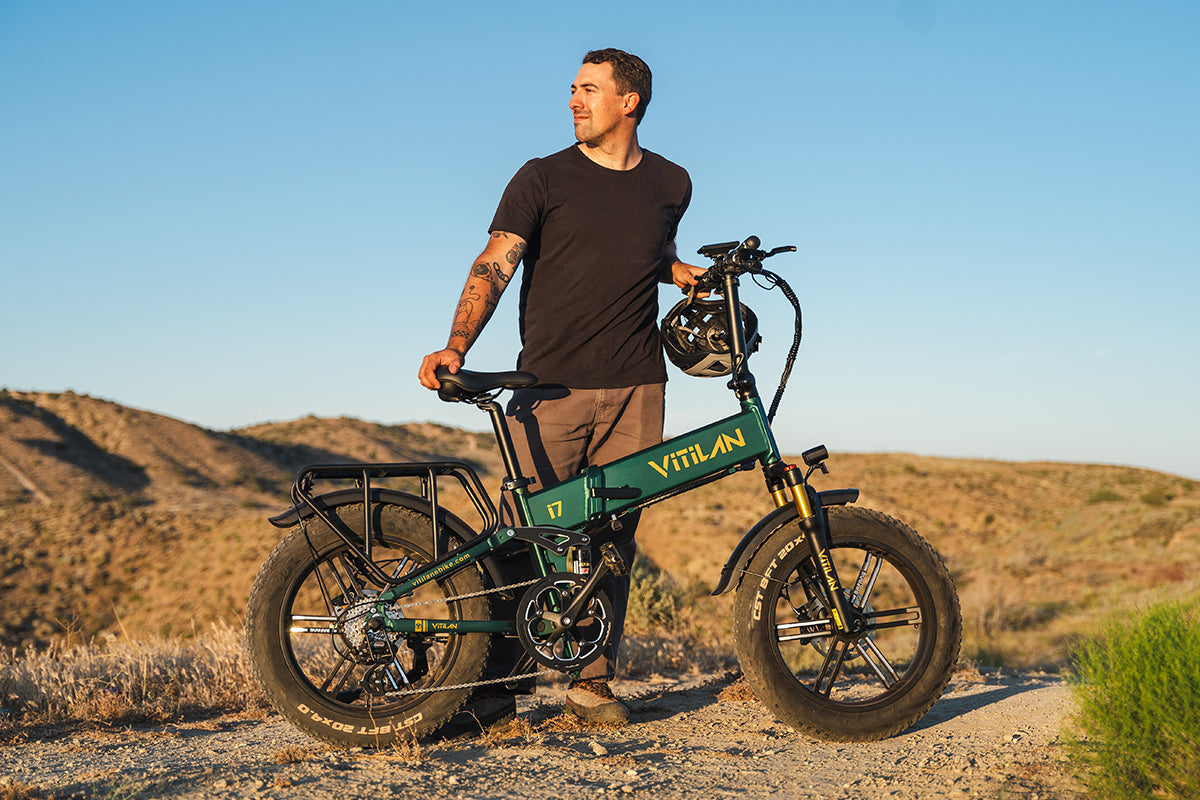 I7 Pro Folding Full Suspension Electric Bike