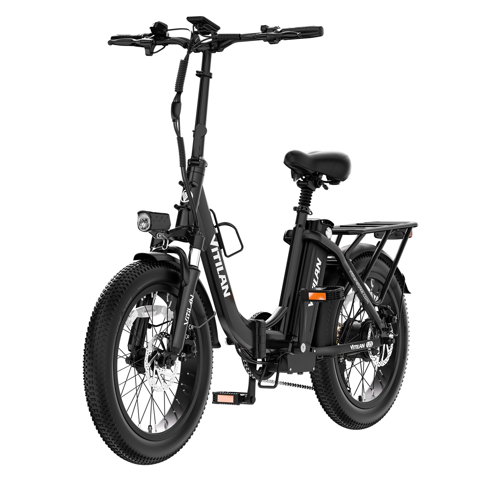 U3 Full Suspension Foldable Fat Tire Electric Bike