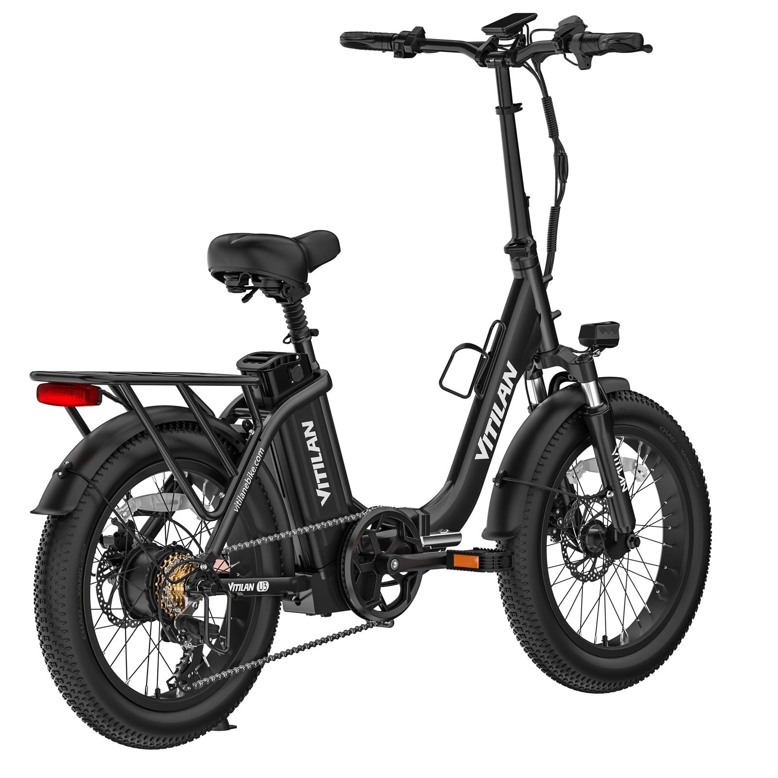 U3 Full Suspension Foldable Fat Tire Electric Bike