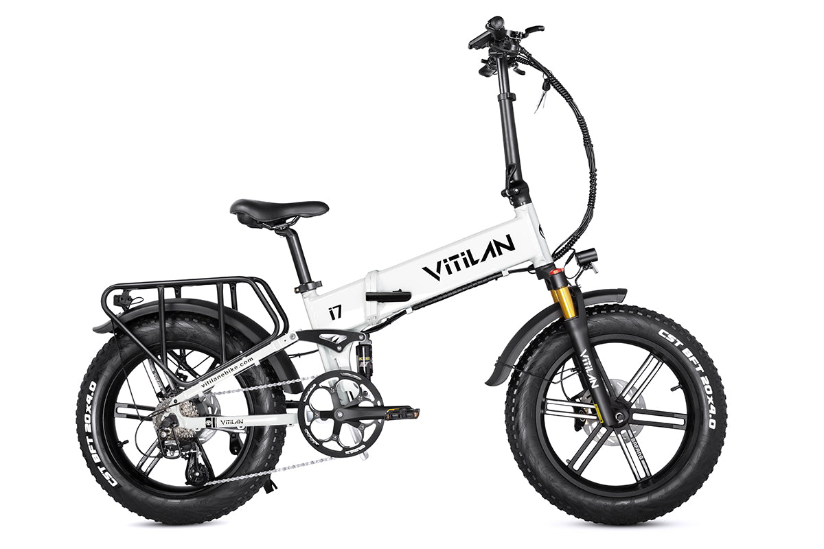 I7 Pro Folding Full Suspension Electric Bike