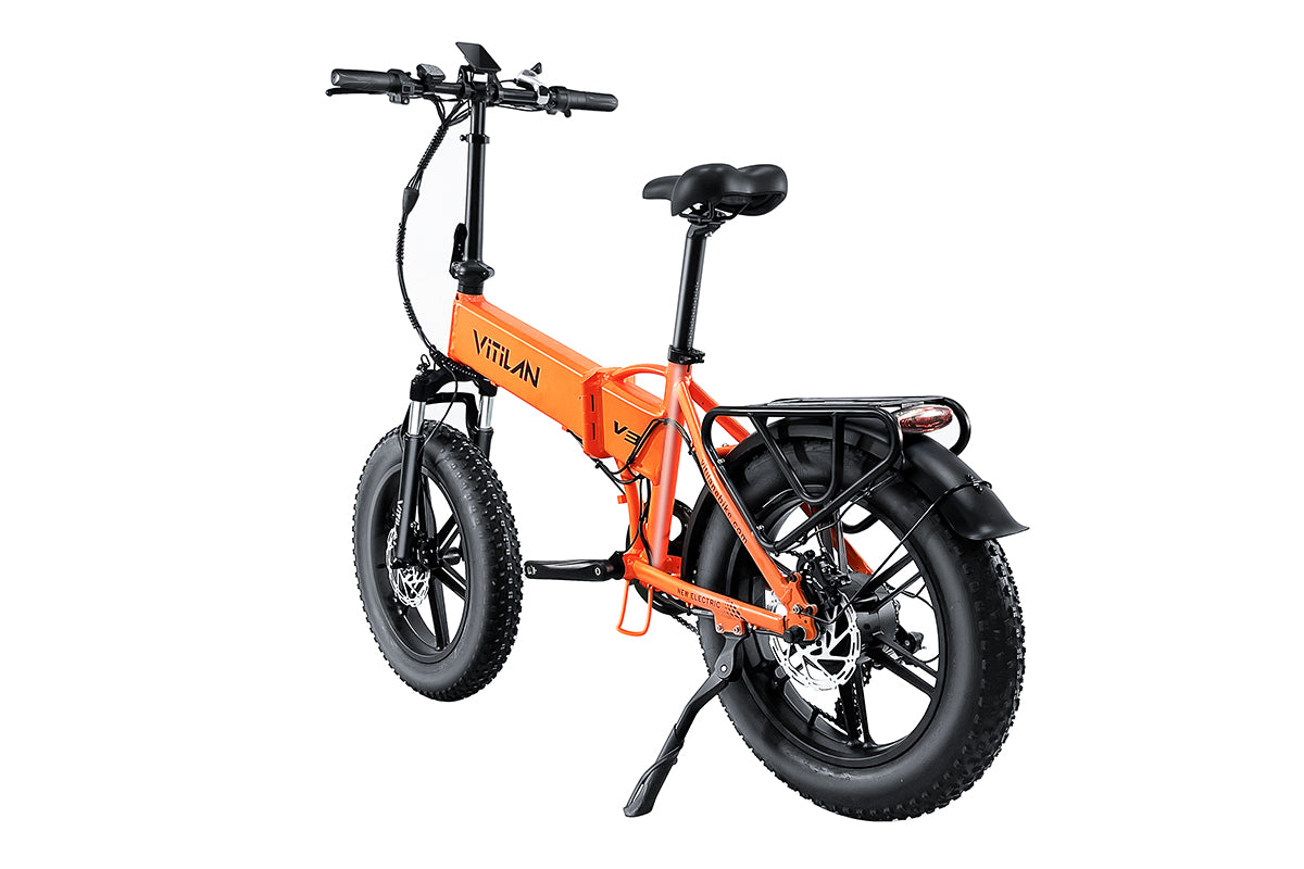 V3 2.0 Folding Fat Tires Adult All Terrain Electric Bike