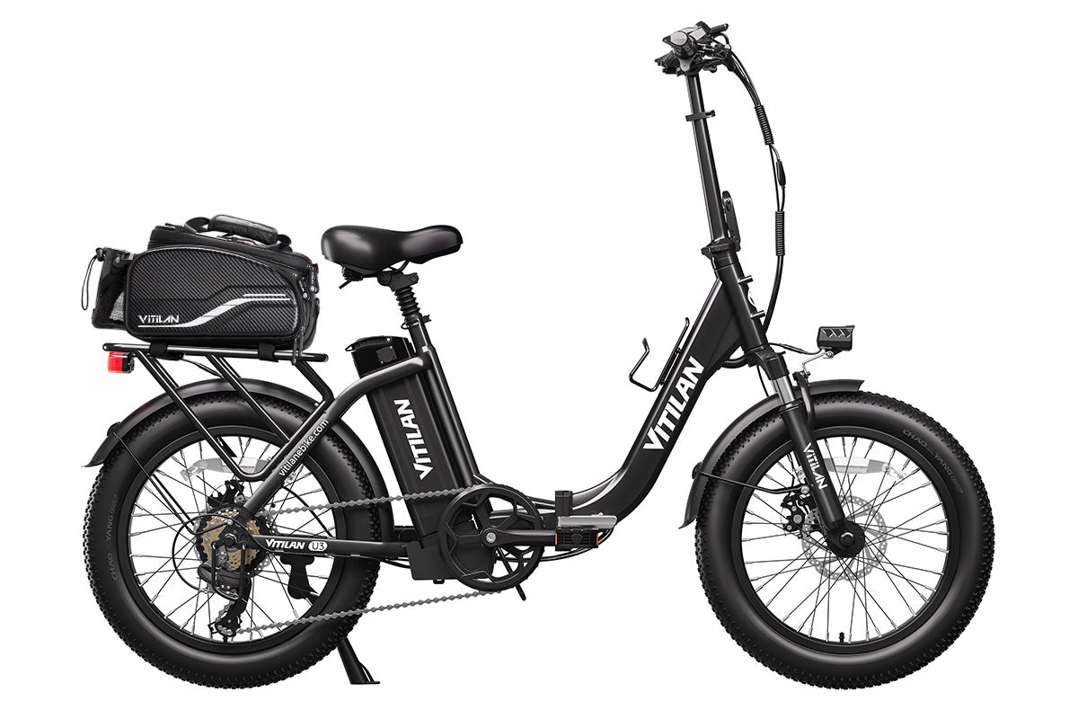 U3 Full Suspension Foldable Fat Tire Electric Bike