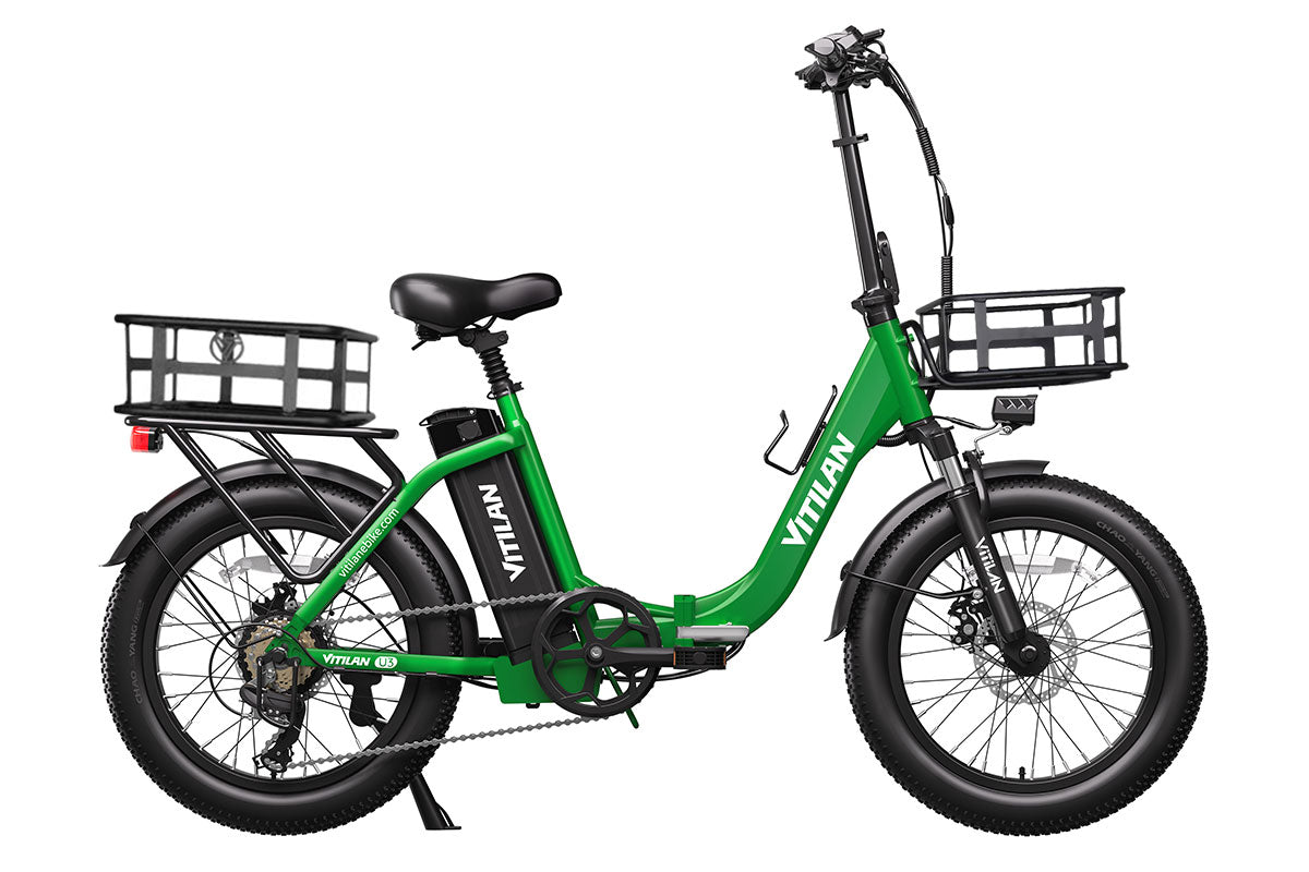 U3 Full Suspension Foldable Fat Tire Electric Bike