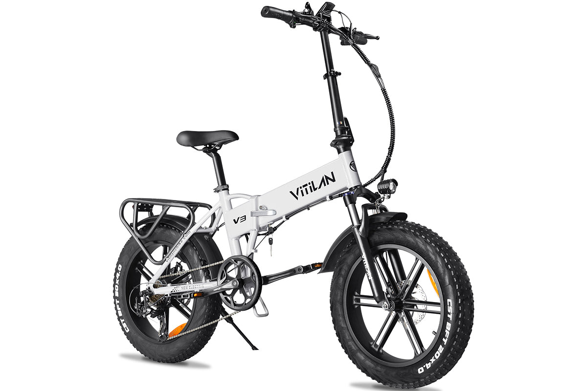 V3 2.0 Folding Fat Tires Adult All Terrain Electric Bike