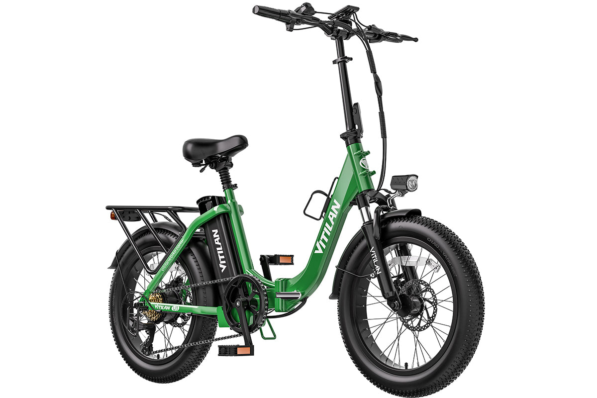 U3 Full Suspension Foldable Fat Tire Electric Bike