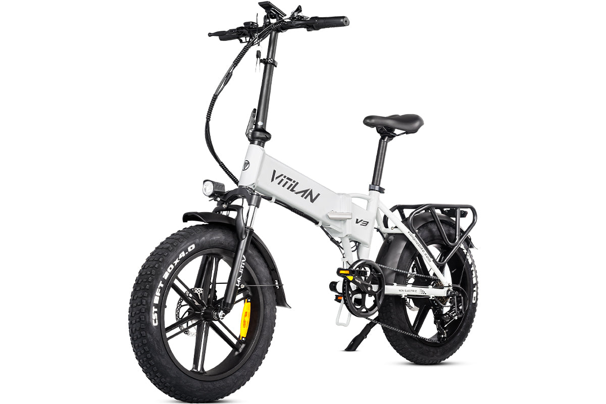 V3 2.0 Folding Fat Tires Adult All Terrain Electric Bike