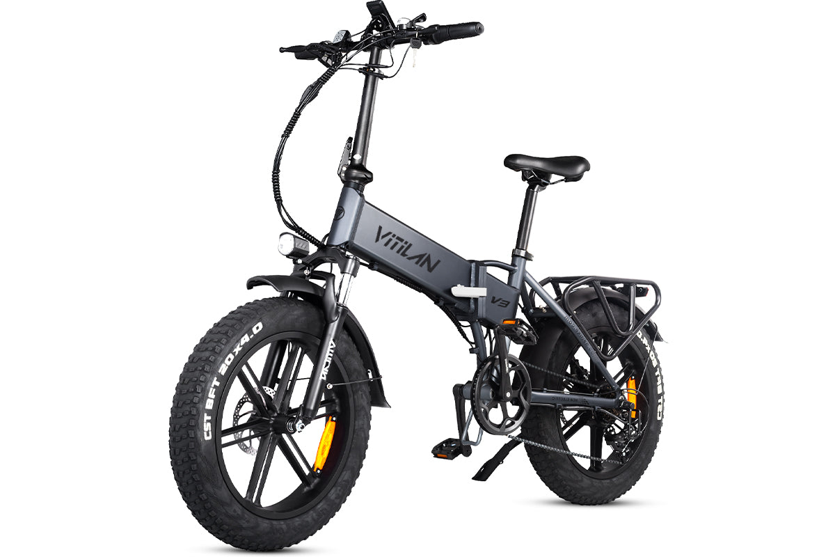 V3 2.0 Folding Fat Tires Adult All Terrain Electric Bike