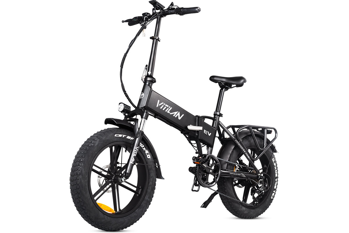 V3 2.0 Folding Fat Tires Adult All Terrain Electric Bike