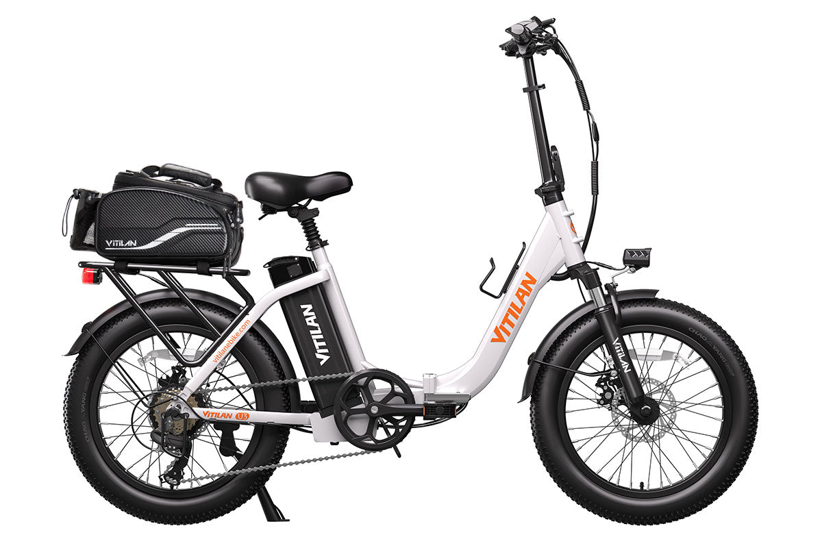 U3 Full Suspension Foldable Fat Tire Electric Bike