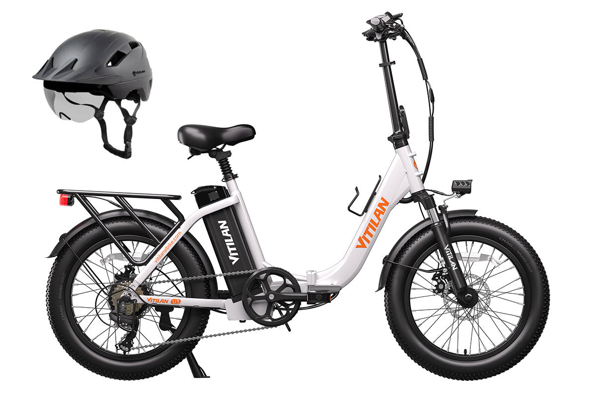 U3 Full Suspension Foldable Fat Tire Electric Bike