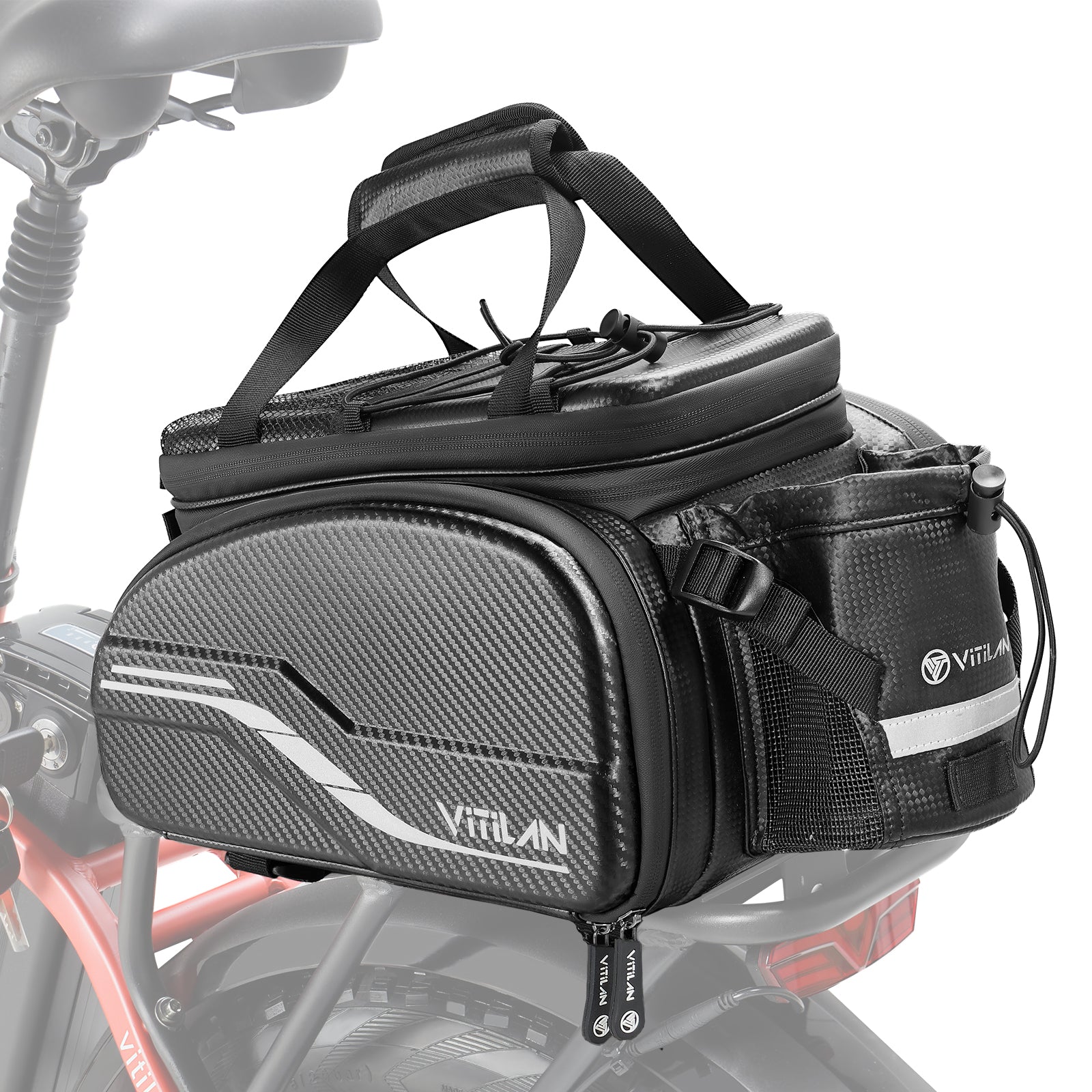 Waterproof bike rack bag sale